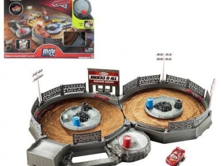 Disney Pixar Cars Mini Racers Crank and Crash Derby Playset Hot on Sale