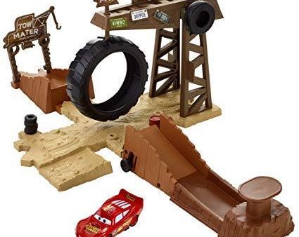 Disney Pixar Cars Smokey s Tractor Challenge Playset For Discount