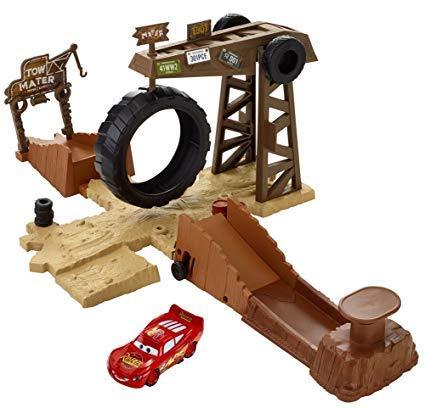 Disney Pixar Cars Smokey s Tractor Challenge Playset For Discount