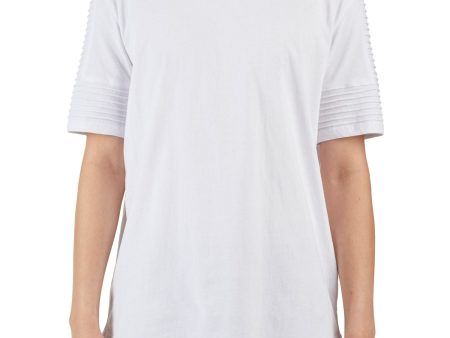 NANA JUDY Mens Maverick White Classic Fit T-Shirt on Sale