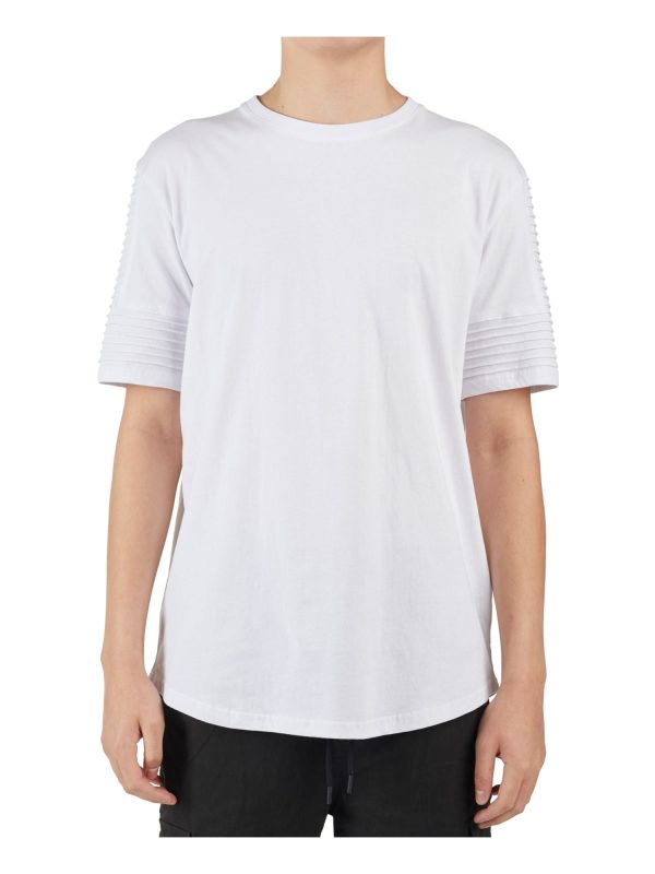 NANA JUDY Mens Maverick White Classic Fit T-Shirt on Sale