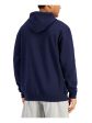 RUSSELL ATHLETIC Mens Navy Graphic Long Sleeve Draw String Hoodie For Sale