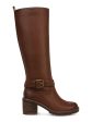 ZODIAC Womens Brown Cushioned Goring Buckle Accent Lug Sole Georgia Round Toe Block Heel Zip-Up Riding Boot M Online