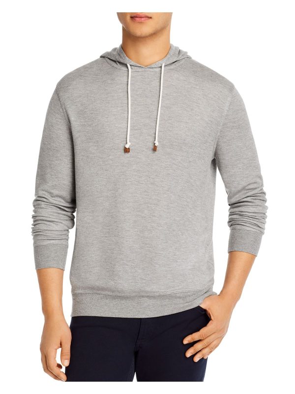 DYLAN GRAY Mens Gray Heather Hooded Jacket For Cheap