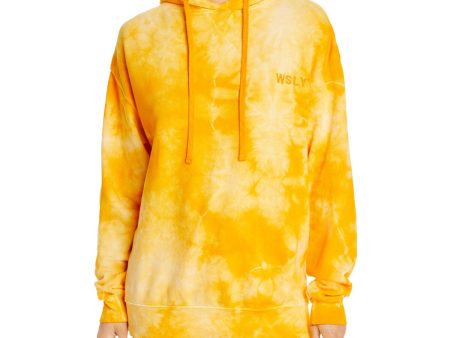 WSLY Womens Tie Tie Dye Long Sleeve Hoodie Top For Cheap