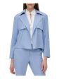 DKNY Womens Light Blue Wear To Work Jacket For Sale