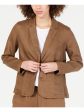 EILEEN FISHER Womens Brown Blazer Jacket Hot on Sale