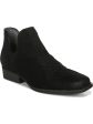 ZODIAC Womens Black Cushioned Agatha Square Toe Stacked Heel Slip On Booties M on Sale