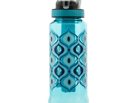 botella cool gear con pila  de gel interior con estampado  32 oz color azul Fashion