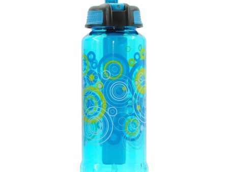 botella cool gear con pila  de gel interior   32 oz con gancho para colgar color azul Online Sale